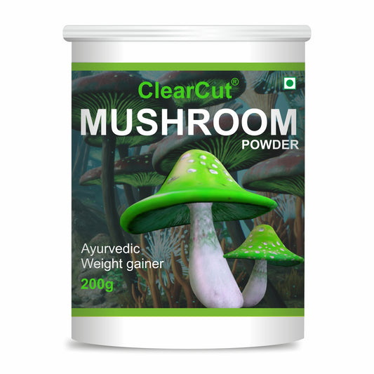 ClearCut Mushroom Powder for weight gain Protein vitamin supplement