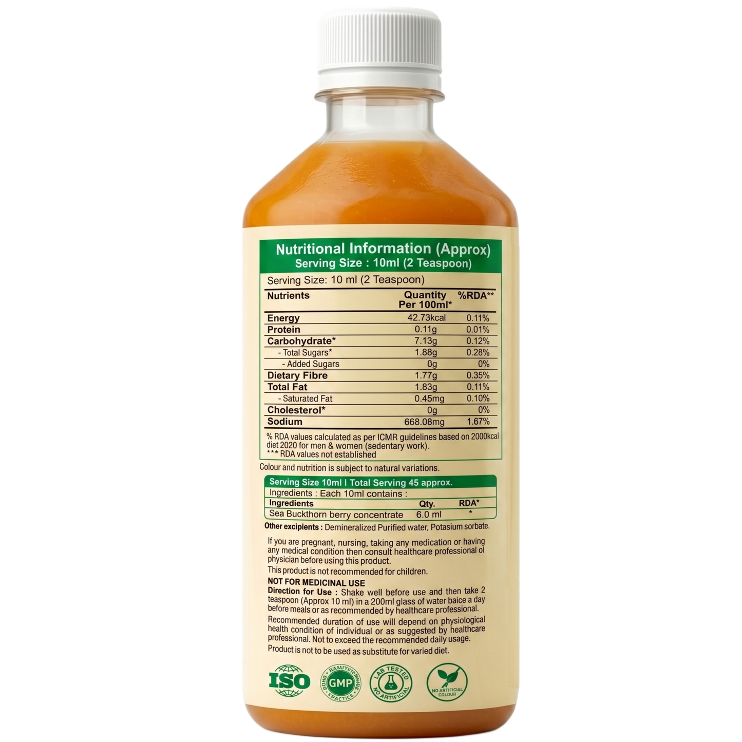 Sea Buckthorn Juice Pulp concentrate Omega 3 6 7 9 Vitamin C Antioxidant