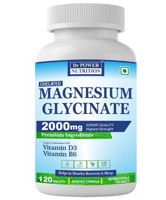 Magnesium Glycinate Tablet with Vitamin D3, Vitamin B6 (120)