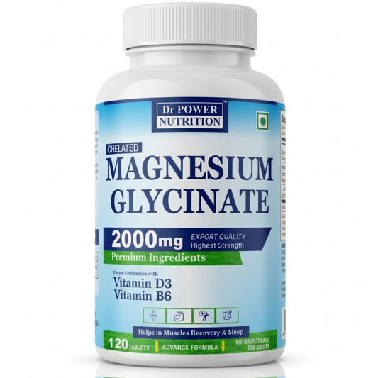 Magnesium Glycinate Tablet with Vitamin D3, Vitamin B6 (120)