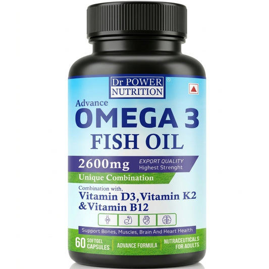 Triple Strength Omega 3 Capsule with Vitamin D3 K2 B12