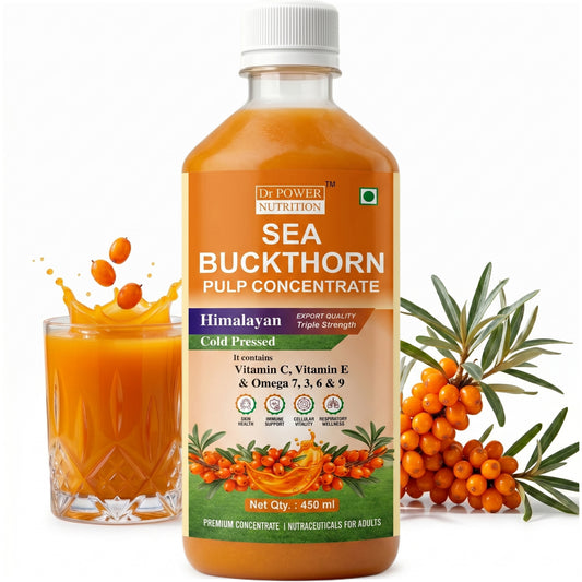 Sea Buckthorn Juice Pulp concentrate Omega 3 6 7 9 Vitamin C Antioxidant